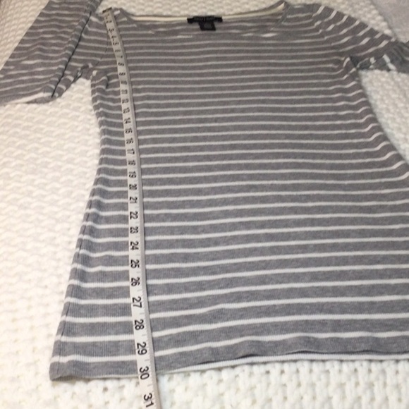 White House Black Market Long Sleeve Striped Tunic/Dress Sz S - Picture 11 of 12